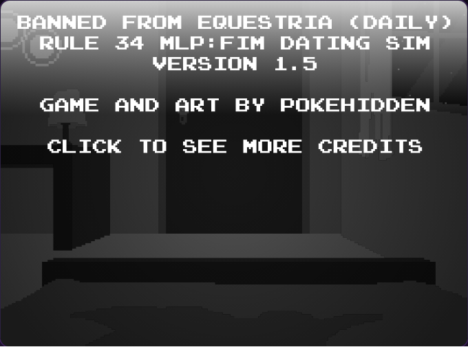 Banned from Equestria 1.5 title screen